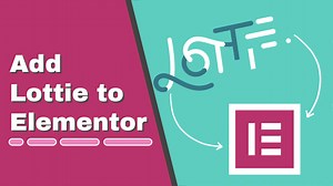 How to Use and Add Lottie Animation Files to Elementor Free and Pro