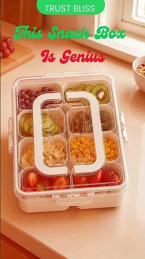 Stay Organized & Keep Snacks Fresh with This Genius Snack Box