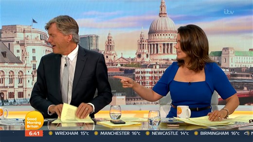Good Morning Britain in chaos as piece of set crashes to the floor