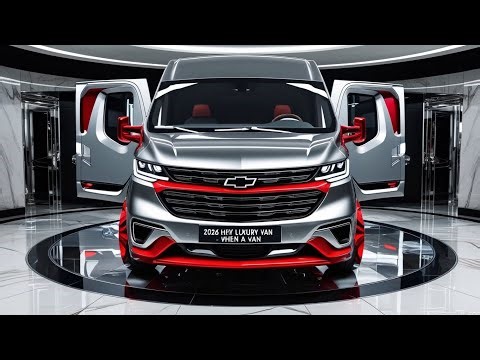 2026 Chevy Luxury Van Review Private Jet on Wheels 😱 😱👑Metallic Silver & Red Turbo India