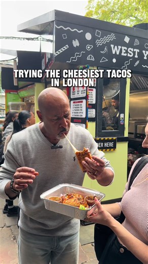 These are London’s cheesiest tacos & you can find them right here in the heart of Camden Market! 📍Camden Market #birriatacos #tacos #londontacos #londonbirriatacos #londoncheapeats
