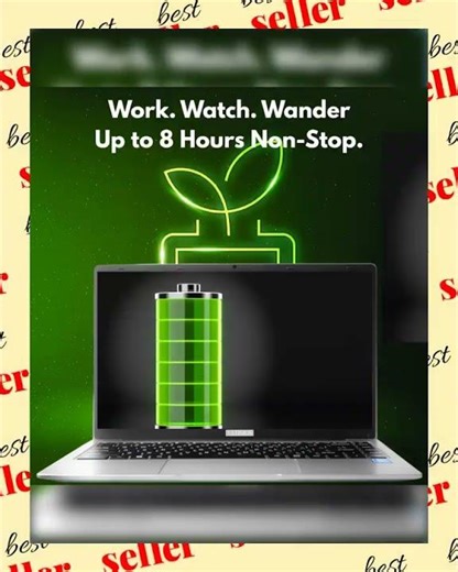 Ultimus APEX Pro Intel Pentium Quad Core Laptop 4GB RAM 128GB eMMC SSD Expandable~512GB Ultra Thi...