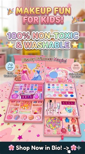 Toddler's Non-Toxic Makeup Kit: Parent Hack