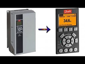 DANFOSS VFD FC302 PROGRAM COPY FROM DRIVE TO DISPLAYLCP