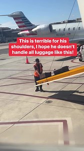 Someone train him #reels #luggagehandler #shoulderinjury | Digital Soap Opera