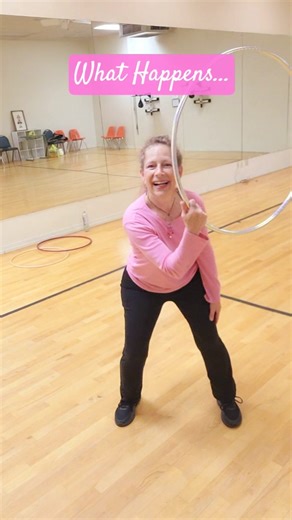 Happy Hula Hooping Dance Fun Jam ~ NEW Hoop Moves #shorts