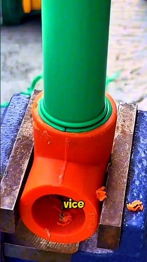 HOW TO WELD PLASTIC WATER PIPE FITTINGS WITH HEATING TOOL