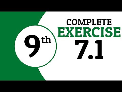Exercise 7.1 - 9th Class Math | Waqas Nasir