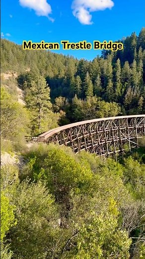 Historic Train Trestle Bridge Near Cloudroft, NM. #shorts