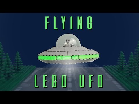 Flying Lego UFO - Actually Floats In Air!