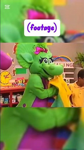 Baby bop steal the parachute/Barney and Friends footage