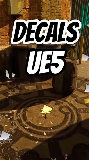 How to Use Decals in Unreal Engine 5 to Create Realistic Scenery #ue5 #unrealengine5 #unity #godot