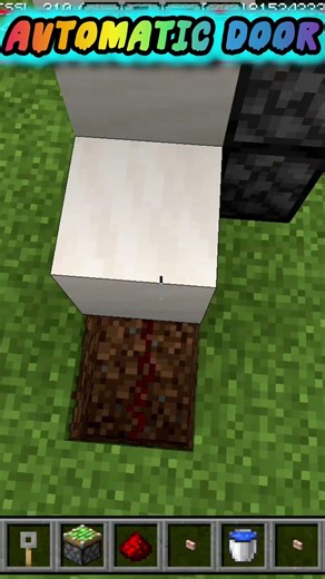 "Minecraft Automatic Door Tutorial | Easy Redstone Guide"#minecraft #subscribe