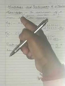 Class-5 chapter-1 Successor and Predecessor