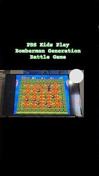 PBS Kids Characters Play Bomberman Generation Battle Game