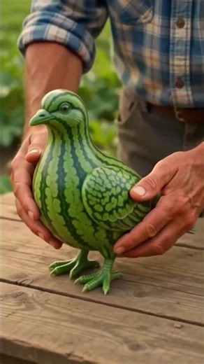 Growing a Bird-Shaped Watermelon! 🍉🐦 Amazing Fruit Mold Experiment #Shorts