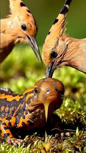 Bird Helps Newt in the Most Unexpected Way! 😳🦎