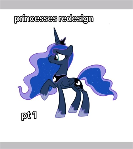 Princess Luna Redesign - My Little Pony Art