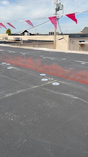 1K views | Check out this new commercial TPO roof we are installing! Another quality roof in the making! Our crew is hard at work installing a new TPO roof; a durable, energy-efficient, and clean solution built to last. Have a commercial roof that needs replaced? Give us a call for a free estimate. | Gouge Quality Roofing, LLC | Facebook