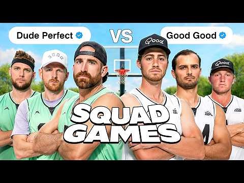 Dude Perfect vs. Good Good in Every Sport | Squad Games