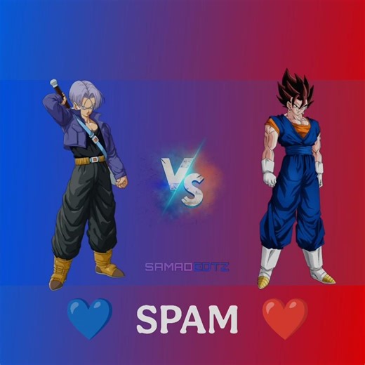 Vegeto vs future trunks