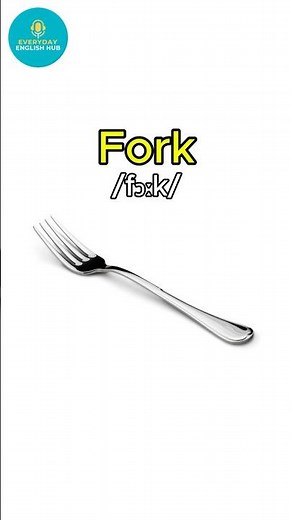 Learn Fork Vocabulary Fast #ForkVocabulary #learnenglish #shortsvideo