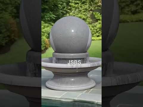 Elegant Granite Sphere Fountains - Perfect for Garden & Indoor Decor!