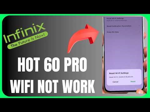 Cannot connect to Wi-Fi on Infinix Hot 60 Pro? | Try this