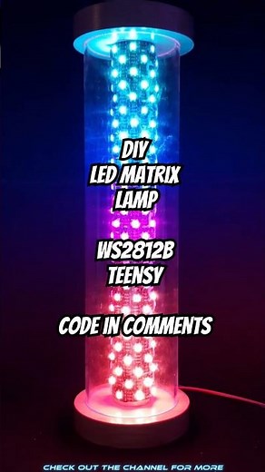 DIY LED Matrix Lamp: No Diffuser