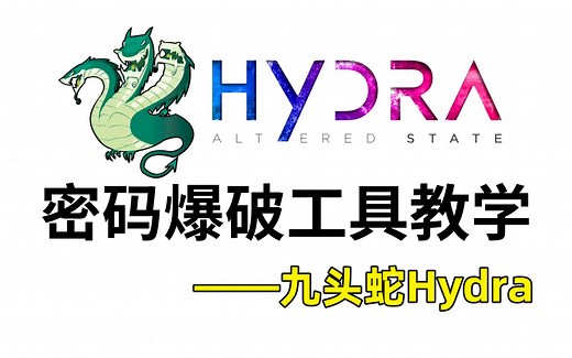 Hydra 教程【黑客工具】入狱级密码暴力破解（内附绿色安装包）