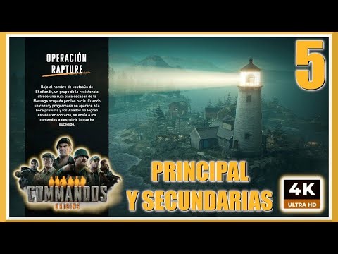 Commandos: Origins – Gameplay Español MISIÓN 5 COMPLETA: Operación Rapture 4K