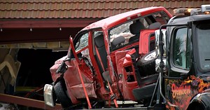 Two dead, two seriously injured after truck crashes into Kenosha business