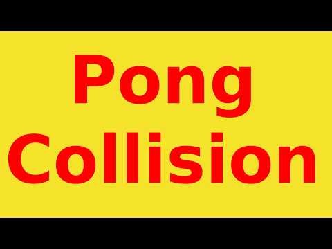 Pong on My Custom CPU - Ball and Paddle Collision Detection