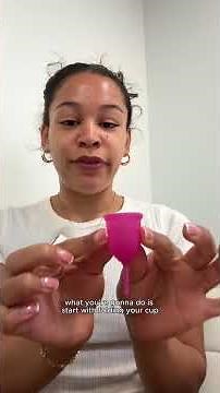 How to Insert a Menstrual Cup: 3 Easy Folds for Beginners! 🩸