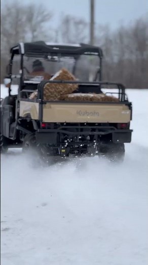 Winter with Kubota RTVs ❄️ #KubotaWinter