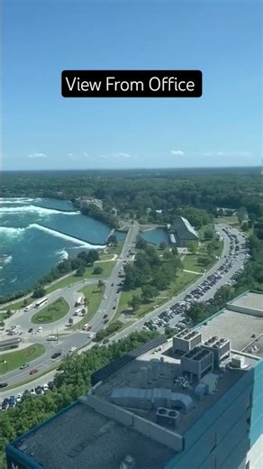 view from office window #canada #niagarafalls #niagara #viewfrommywindow