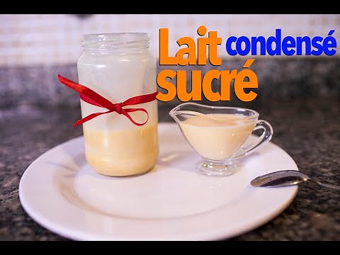 Recette du lait condensé sucré fait maison