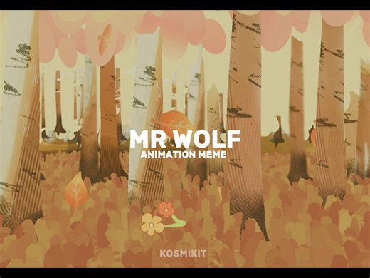Mr Wolf animation meme: Blender furry short