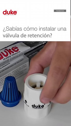 ¿Sabías cómo instalar una válvula de retención? Te mostramos la forma más sencilla de hacerlo. En nuestro canal de YouTube se encuentran mas tutoriales como este. Un producto fácil de instalar, es un noble producto. #valvulderetencion #plomeria #instalciondevalvula #sistemadetuberias #construccion #instalacionprofesional #productosduke #dukeargentina | Duke - Nuevas Manufacturas