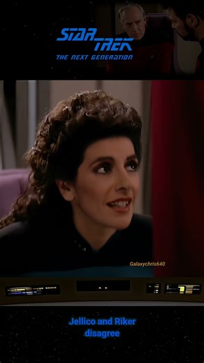 Jellico and Riker Argue: Star Trek Next Gen Season 6 Episode 11 #startrek #tvshow #shorts