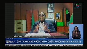 11K views · 230 reactions | Govt assures inclusive Constitution Review Process By Mwila Nsofu Government says it has taken note of concerns surrounding the proposed constitution-review process. Justice Minister PRINCESS KASUNE says Government reaffirms its commitment to a people-driven process, ensuring that the supreme law is truly a reflection of the citizens' will. For more on that, the minister joined us live on Zoom during the news…. | ZNBC Today | Facebook