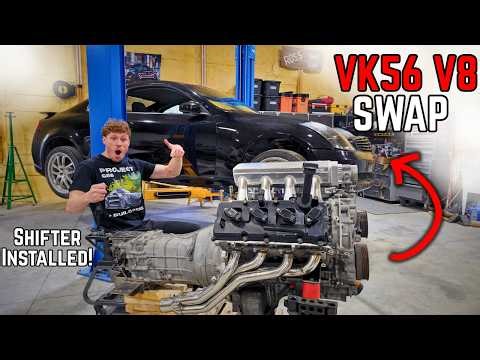 VK56 Engine Swapping My G35 Coupe Ep.8 – Shifter, Brake Lines + MORE!!!