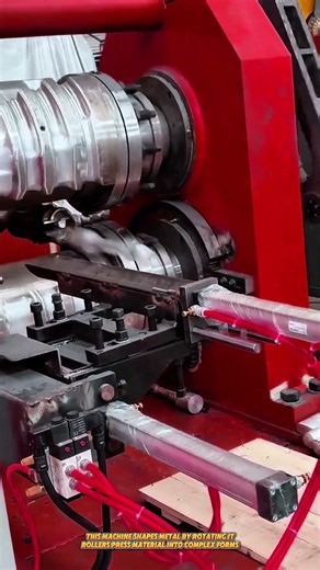 Metal Spinning Machine Forms Steel Tubes into Complex Profiles Without Cutting #machine