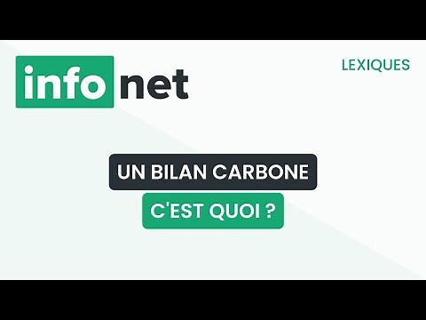 Un bilan carbone, c'est quoi ? (définition, aide, lexique, tuto, explication)