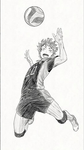 haikyuu 하이큐 히나타 쇼요 그림만들기 #애니 #애니메이션 #그림 #그리기 #anime #anime #haikyuu #히나타 #히나타쇼요 #하이큐