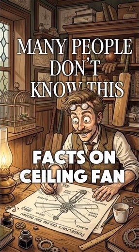 Many do not know this how cealing fan was invented 🪭🍃💨 | Education #shorts
