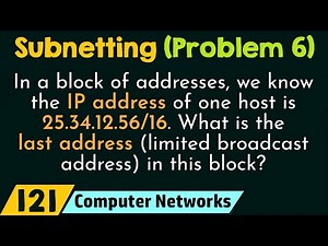 Subnetting (Solved Problem 6) Video Lecture | Crash Course for GATE CSE - Computer Science Engineering (CSE)