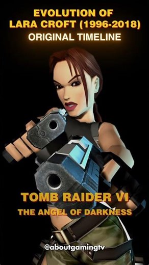 Evolution of Lara Croft in the Tomb Raider Series (1996-2018)