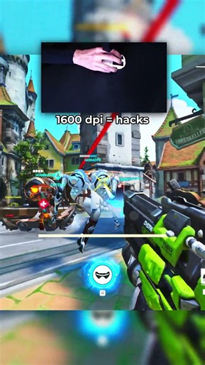 1600 dpi = hacks #overwatch #handcam #soldier76 #overwatchclips #tracking