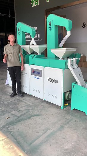 600kg/hour,commercial rubber roller rice mill #ricemill #machine #backbone ##ricehuller